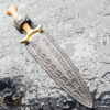 Handmade Fairbairn Sykes Knife with Case Hunting Knife , Double Edge Knife , Groomsmen Gifts, Full Tang Knife, Tactical Fixed Blade Knife - Image 4