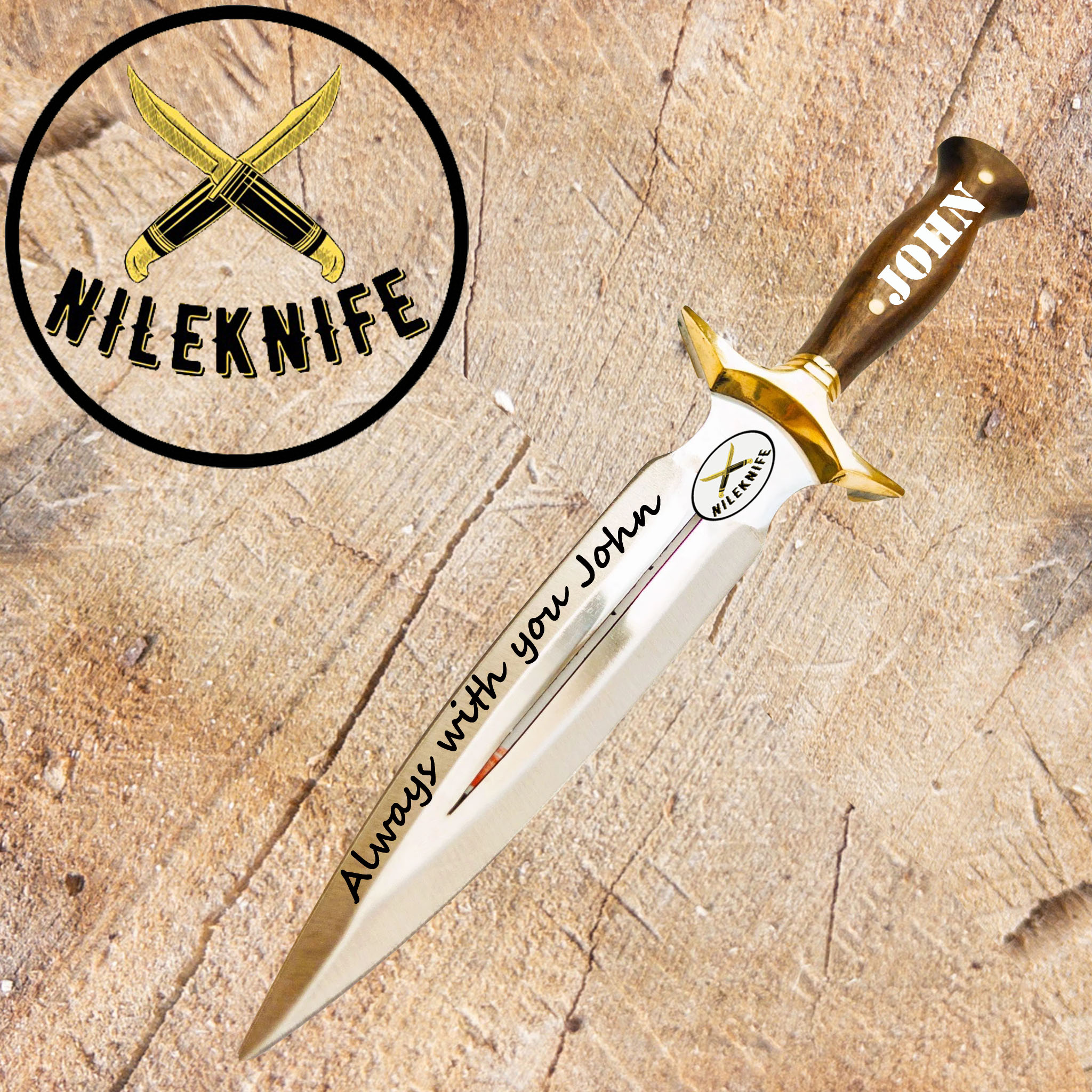 Handmade Fairbairn Sykes Knife with Case Hunting Knife , Double Edge Knife , Groomsmen Gifts, Full Tang Knife, Tactical Fixed Blade Knife - Image 10