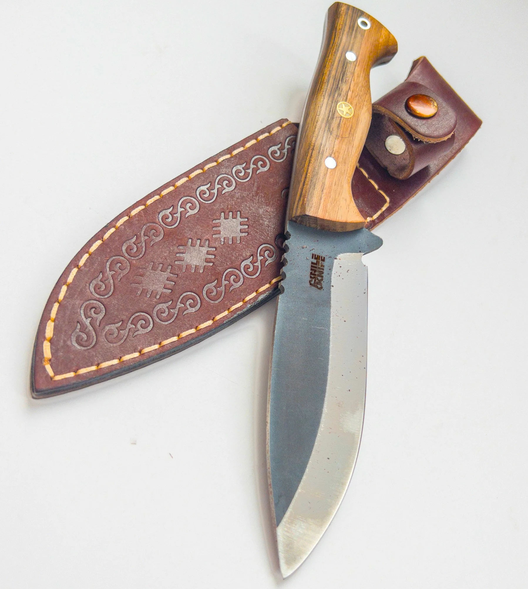 Hand Forge Bushcraft Knife. Camping knife. Handmade knife. bushcraft knife. Knife for the forester. Camping tools. Japanese knife. Hunting - Image 9