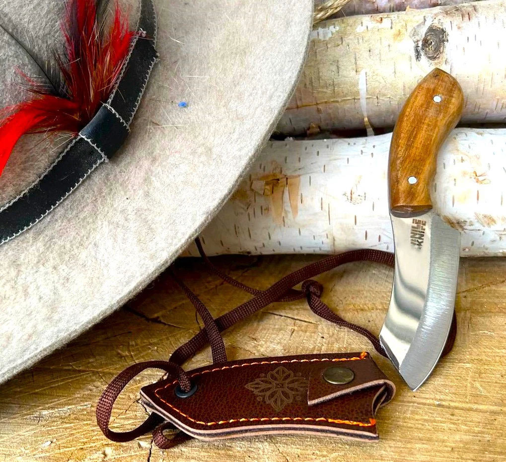 Handmade Necklace Knife and Sheath, Pendant Knife, Camping Gift, Father's Day Gift, Neck Knife, The Best Neck Knives with Good Sheaths - Image 5