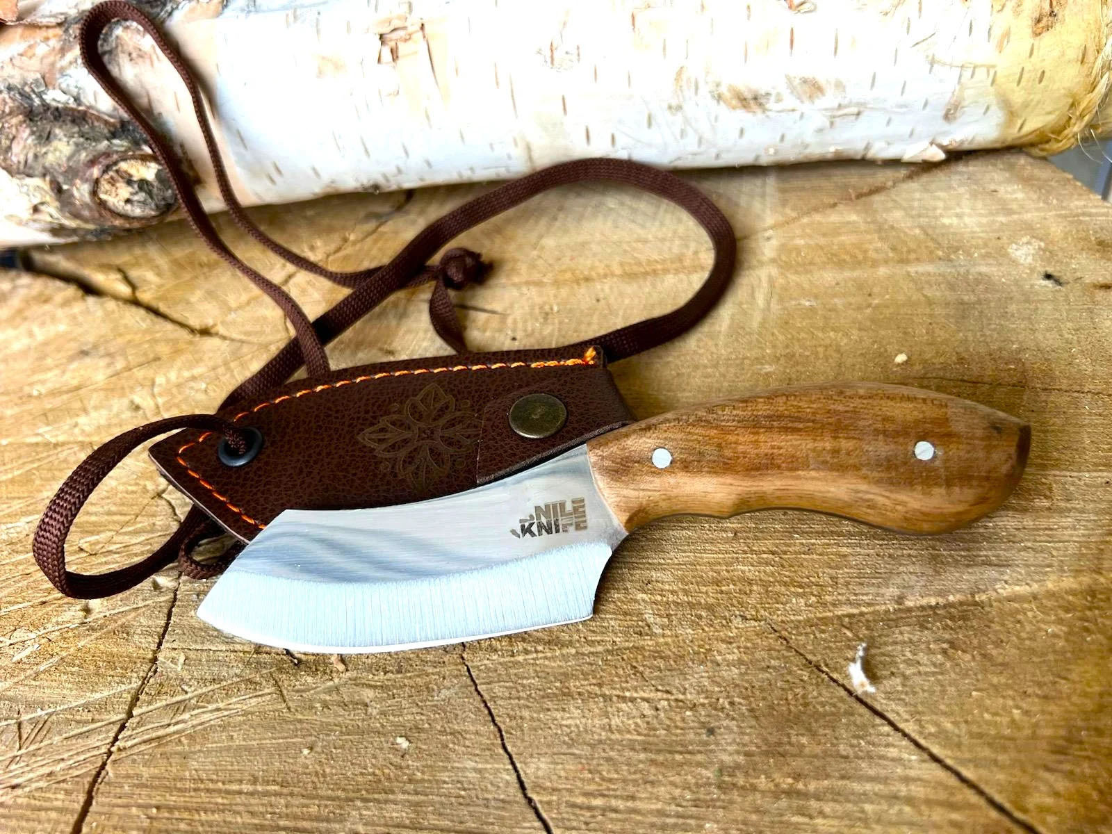 Handmade Necklace Knife and Sheath, Pendant Knife, Camping Gift, Father's Day Gift, Neck Knife, The Best Neck Knives with Good Sheaths - Image 7
