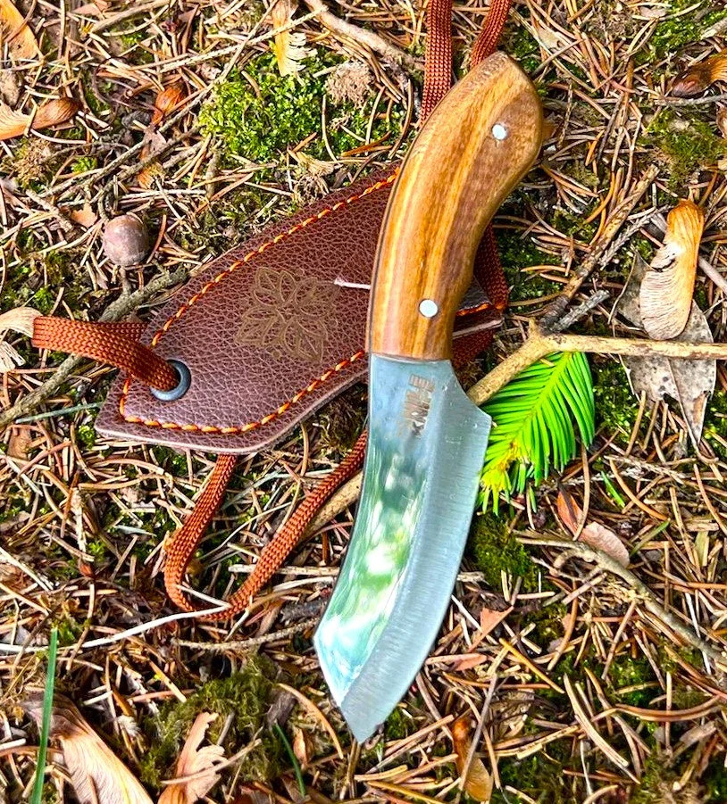 Handmade Necklace Knife and Sheath, Pendant Knife, Camping Gift, Father's Day Gift, Neck Knife, The Best Neck Knives with Good Sheaths - Image 12