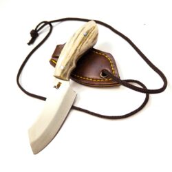 Handmade Necklace Knife and Sheath, Pendant Knife, Hunting Gifts For Men, Survival Kit, Camping Gift For Men, Gift Knife