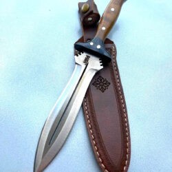 Leon Kennedy's Knife | Custom Handmade Spring Steel Bowie Knife | Tactical Knife | Birthday Gift For Him , Hunting Camping knife , Replica