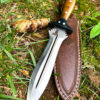 Leon Kennedy's Knife | Custom Handmade Spring Steel Bowie Knife | Tactical Knife | Birthday Gift For Him , Hunting Camping knife , Replica - Image 4