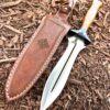Leon Kennedy's Knife | Custom Handmade Spring Steel Bowie Knife | Tactical Knife | Birthday Gift For Him , Hunting Camping knife , Replica - Image 9