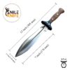 Leon Kennedy's Knife | Custom Handmade Spring Steel Bowie Knife | Tactical Knife | Birthday Gift For Him , Hunting Camping knife , Replica - Image 2