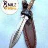 Leon Kennedy's Knife | Custom Handmade Spring Steel Bowie Knife | Tactical Knife | Birthday Gift For Him , Hunting Camping knife , Replica - Image 10
