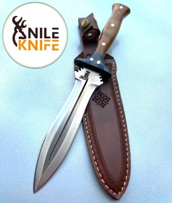 Leon Kennedy's Knife | Custom Handmade Spring Steel Bowie Knife | Tactical Knife | Birthday Gift For Him , Hunting Camping knife , Replica