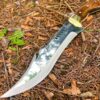 16-Inch Bowie Knife with Sheath Custom Handmade German Steel Knife - Razor-Sharp Gift For Real Men, USA Kukri Knife, USA Camping Knife - Image 4
