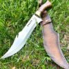 16-Inch Bowie Knife with Sheath Custom Handmade German Steel Knife - Razor-Sharp Gift For Real Men, USA Kukri Knife, USA Camping Knife - Image 6