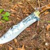 16-Inch Bowie Knife with Sheath Custom Handmade German Steel Knife - Razor-Sharp Gift For Real Men, USA Kukri Knife, USA Camping Knife - Image 8