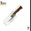 Handmade Bushcraft knife with sheath | Rosewood Fixed Blade | Hunting | outdoors | Camping | survival | Utility knife | Gift for men - Image 2