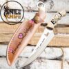 Premium Fixed Blade Karambit Knife with Leather Sheath -Deer Horn Handle Razor-Sharp Edge & Ergonomic Grip -  Everyday Use, and Collectors - Image 3