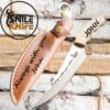 Premium Fixed Blade Karambit Knife with Leather Sheath -Deer Horn Handle Razor-Sharp Edge & Ergonomic Grip -  Everyday Use, and Collectors - Image 11