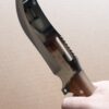NILE Bushcraft Knife - Wood Handle Handmade Drop Point Hunting Skinning Knife Goat Engraved - Image 6