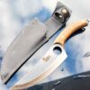 Cleaver Knife, Meat Butcher Knife, Bone Knife, Boning Knife, Camping Knife, Handmade Forged Knife, Sliced Chef Knife, Kitchen Butcher Knife - Image 3