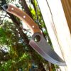 Cleaver Knife, Meat Butcher Knife, Bone Knife, Boning Knife, Camping Knife, Handmade Forged Knife, Sliced Chef Knife, Kitchen Butcher Knife - Image 7