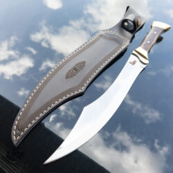 Custom Handmade Bowie Knife, Gift knife, Gift for dad, gift for him, Bushcraft Camping Knife, Survival Tool Sharp Blade, Birthday Gift