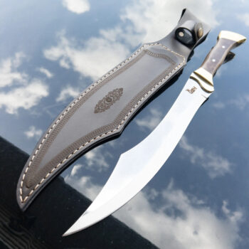 Custom Handmade Bowie Knife, Gift knife, Gift for dad, gift for him, Bushcraft Camping Knife, Survival Tool Sharp Blade, Birthday Gift