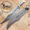 Custom Handmade Bowie Knife, Gift knife, Gift for dad, gift for him, Bushcraft Camping Knife, Survival Tool Sharp Blade, Birthday Gift - Image 11
