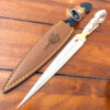 ANTLER KNIFE, DEER Antler Knife, Hunting Knife, Custom gift with leather sheath, Stainless Steel knife, Best Gift for men, stag handle - Image 5