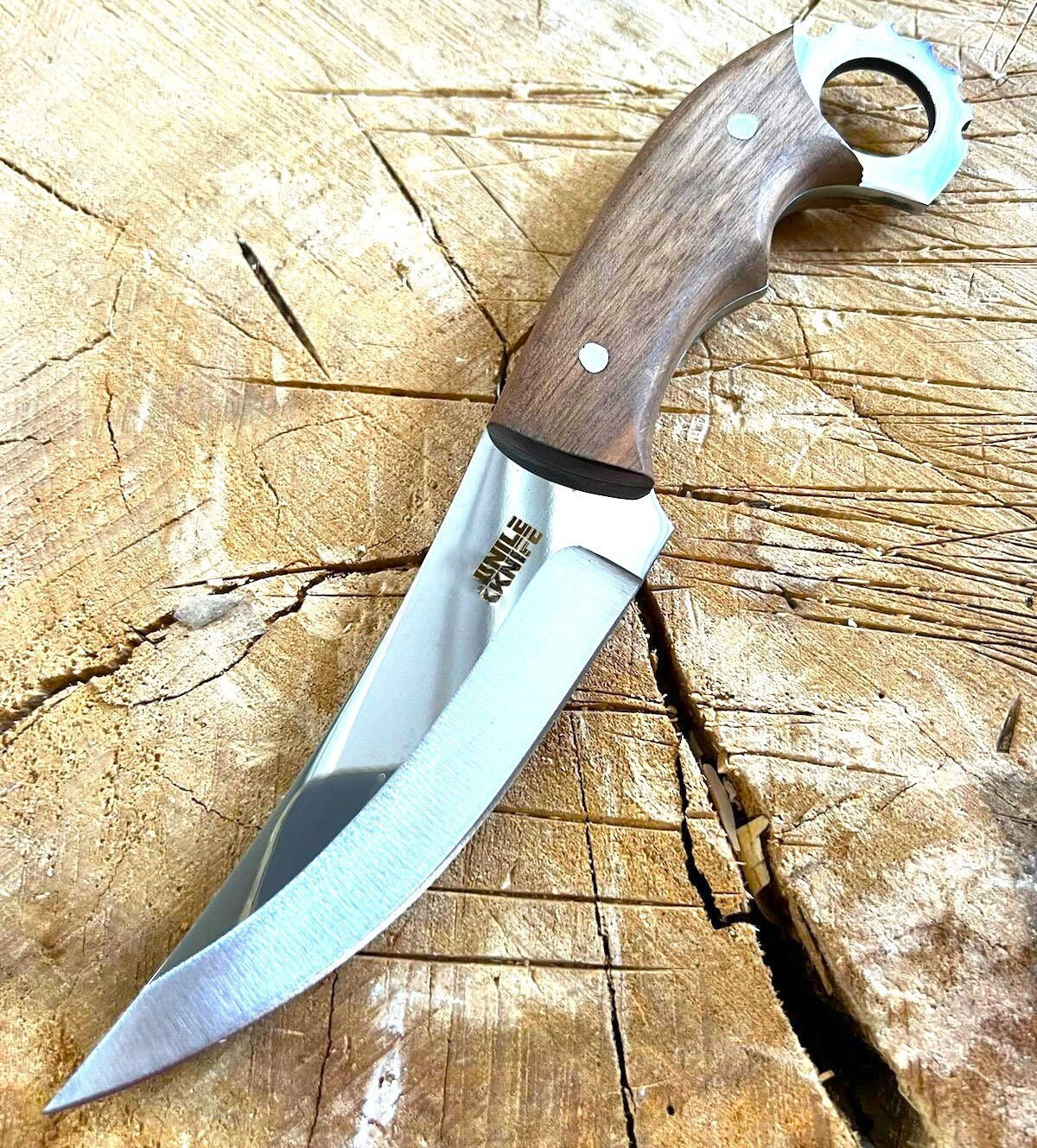 Custom Hand Forged Hunting Karambit Full Tang knife With Lather Sheath Engraved Knife, Personalized Knives, Anniversary Gift, Handmade Gift - Image 5