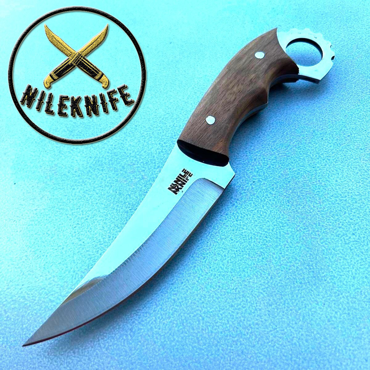 Custom Hand Forged Hunting Karambit Full Tang knife With Lather Sheath Engraved Knife, Personalized Knives, Anniversary Gift, Handmade Gift - Image 8
