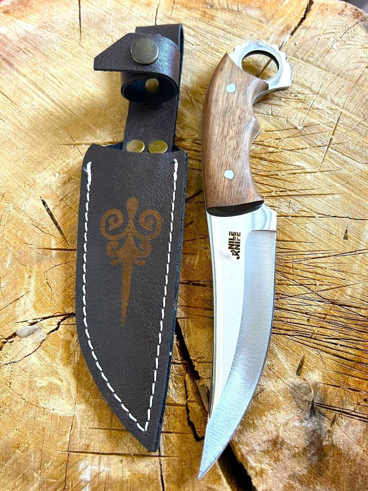 Custom Hand Forged Hunting Karambit Full Tang knife With Lather Sheath Engraved Knife, Personalized Knives, Anniversary Gift, Handmade Gift - Image 9