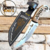 Custom Hand Forged Hunting Karambit Full Tang knife With Lather Sheath Engraved Knife, Personalized Knives, Anniversary Gift, Handmade Gift - Image 11
