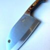 Hand Forged Serbian Style Cleaver knife| T5 French Stainless Steel. BBQ Cleaver. Kitchen Knife Butcher Knife Gift for Men - Image 3
