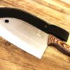 Hand Forged Serbian Style Cleaver knife| T5 French Stainless Steel. BBQ Cleaver. Kitchen Knife Butcher Knife Gift for Men - Image 6