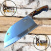 Hand Forged Serbian Style Cleaver knife| T5 French Stainless Steel. BBQ Cleaver. Kitchen Knife Butcher Knife Gift for Men - Image 7