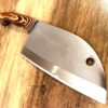 Hand Forged Serbian Style Cleaver knife| T5 French Stainless Steel. BBQ Cleaver. Kitchen Knife Butcher Knife Gift for Men - Image 11