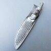 Meet the Sheathed Bowie Knife - A Reliable and Versatile Fixed Blade for Outdoor Enthusiasts - Personalized Knife for Husband, Hunting Knife - Image 6