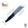 Meet the Sheathed Bowie Knife - A Reliable and Versatile Fixed Blade for Outdoor Enthusiasts - Personalized Knife for Husband, Hunting Knife - Image 2