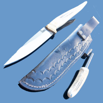 Deer Antler Handle Knife,Deer Horn Handle,Hunting Knife,Handcrafted Knife,Personalized and Best Gift for men,Nature Inspired Gift,Buckhorn