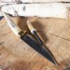 Deer Antler Handle Knife,Deer Horn Handle,Hunting Knife,Handcrafted Knife,Personalized and Best Gift for men,Nature Inspired Gift,Buckhorn - Image 8