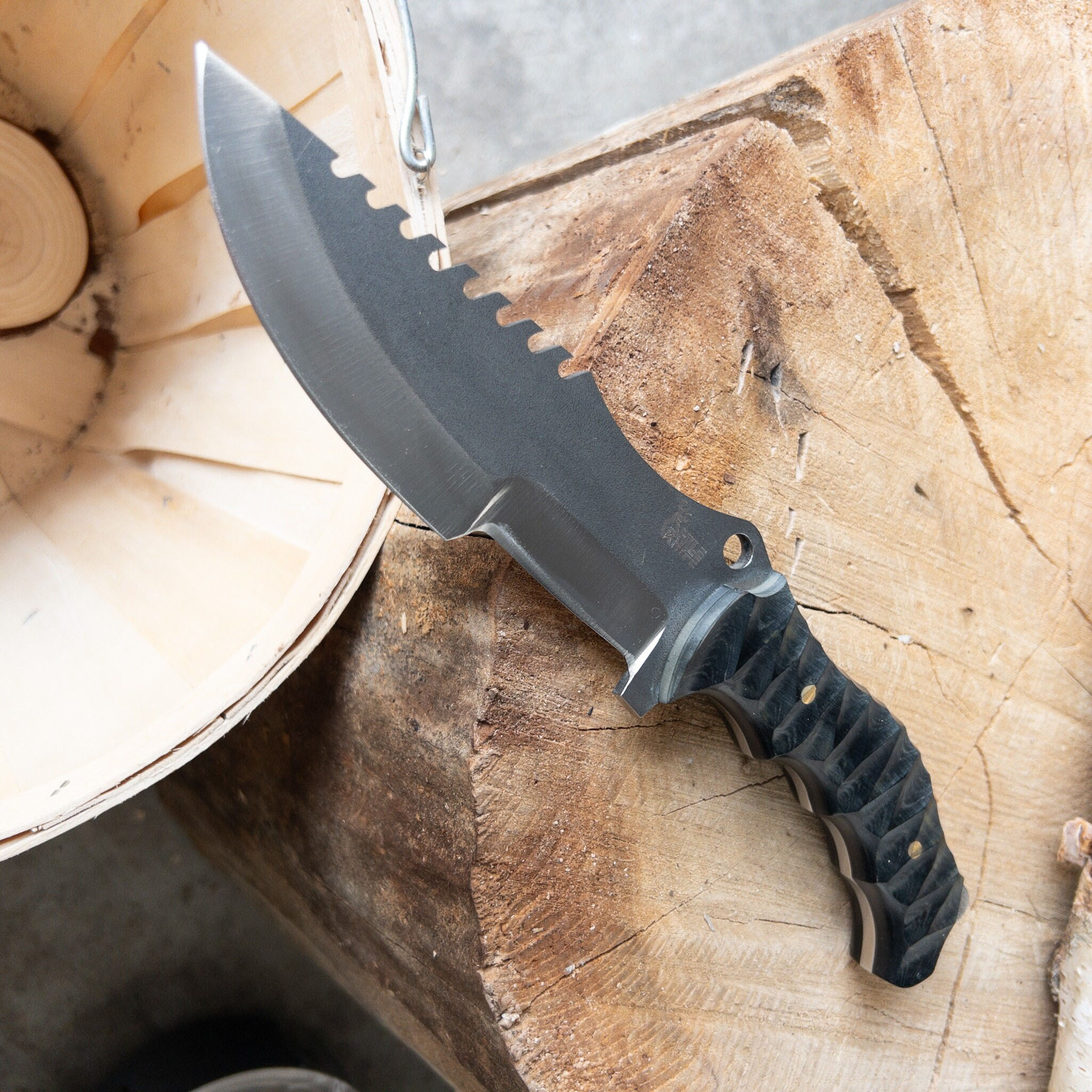 Steel Hunting Knife,Custom Handmade,Tool Steel Tracker Knife,Hunting Survival Knife,Gift for Husband,Father Day Gift, - Image 6
