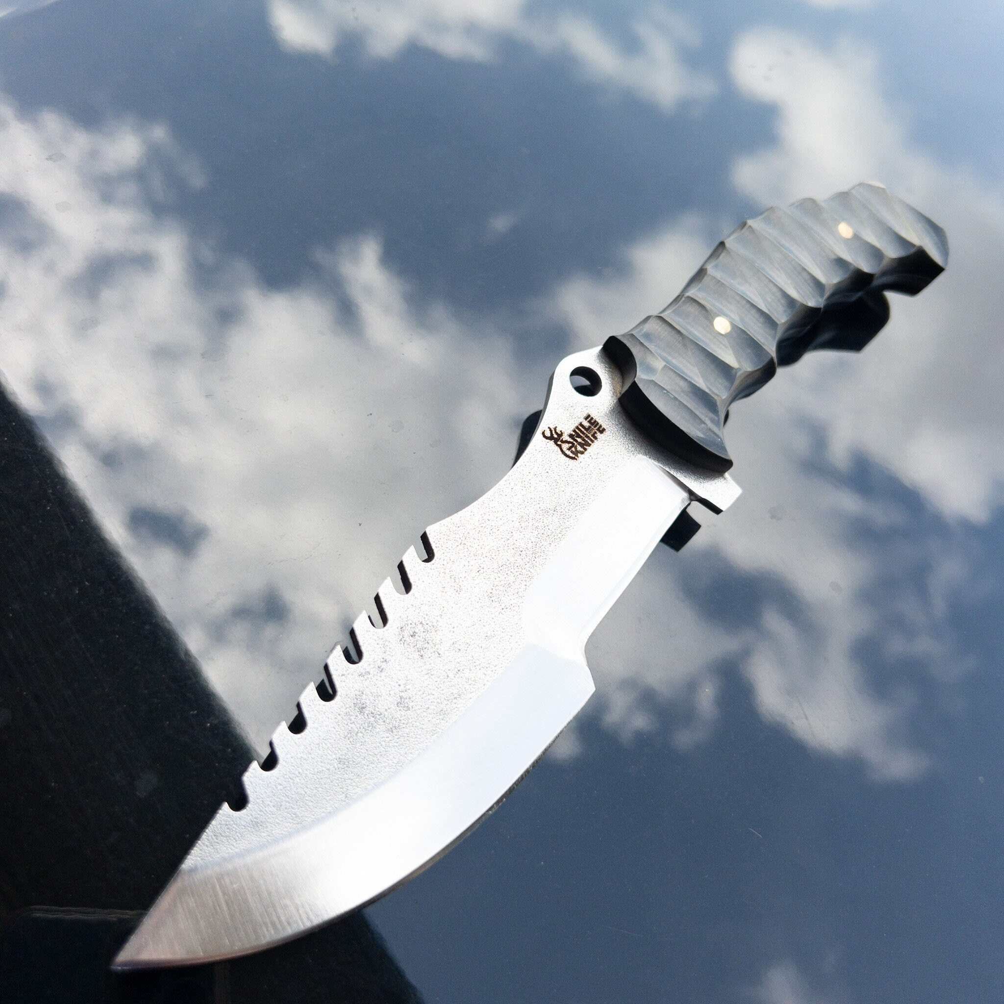 Steel Hunting Knife,Custom Handmade,Tool Steel Tracker Knife,Hunting Survival Knife,Gift for Husband,Father Day Gift, - Image 7