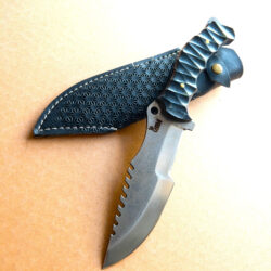 Steel Hunting Knife,Custom Handmade,Tool Steel Tracker Knife,Hunting Survival Knife,Gift for Husband,Father Day Gift,