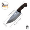 Handmade Bushcraft knife with sheath | Rosewood Fixed Blade knife | Custom Hunting knife | Camp knife | Outdoors Survival | Gift for Man - Image 2