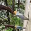 2-Pieces Bowie Knife, Wild Westerner Clip Point Bowie Hunting Knife - Stainless Steel Collectible Outdoor Knife with Sheath - Image 10