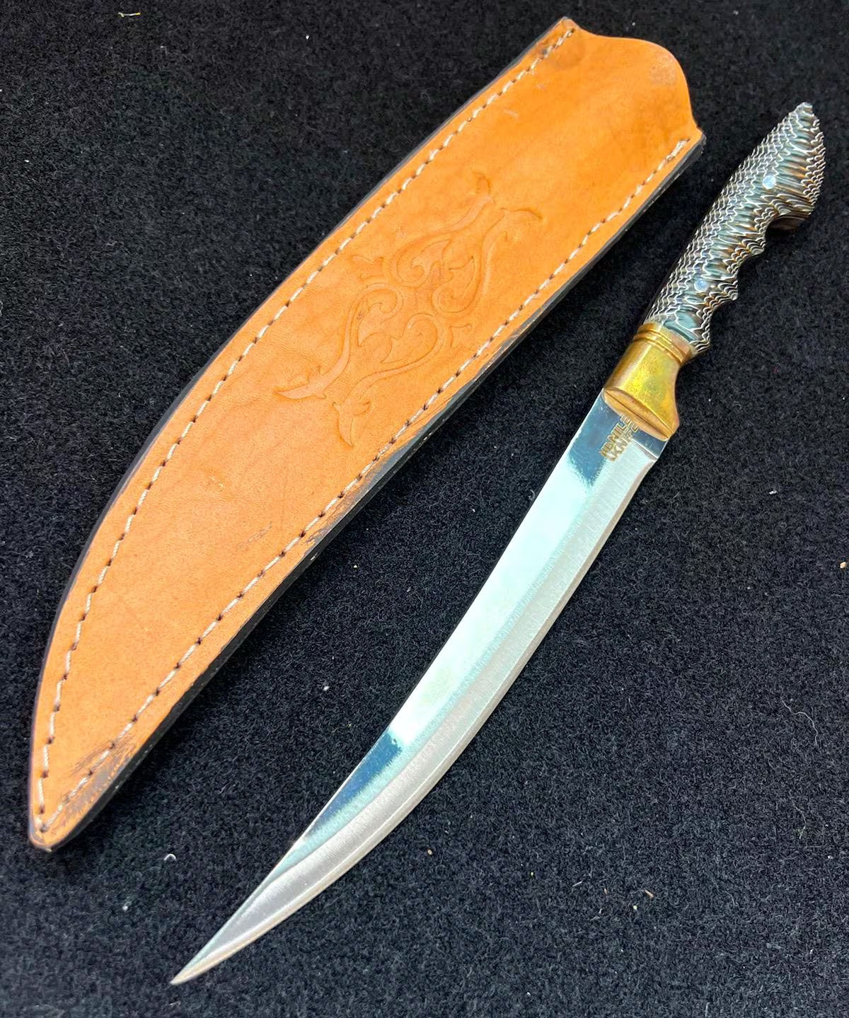 Fillet Knife 7.5 Inch, Professional Japanese Super Sharp Fish Knife for Meat Poultry Cutting, Made of German Stainless Steel Boning Knife