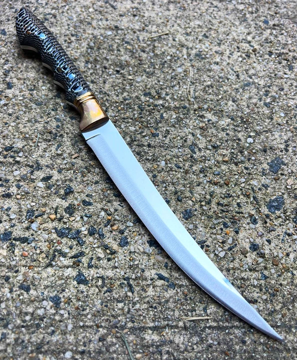 Fillet Knife 7.5 Inch, Professional Japanese Super Sharp Fish Knife for Meat Poultry Cutting, Made of German Stainless Steel Boning Knife - Image 4