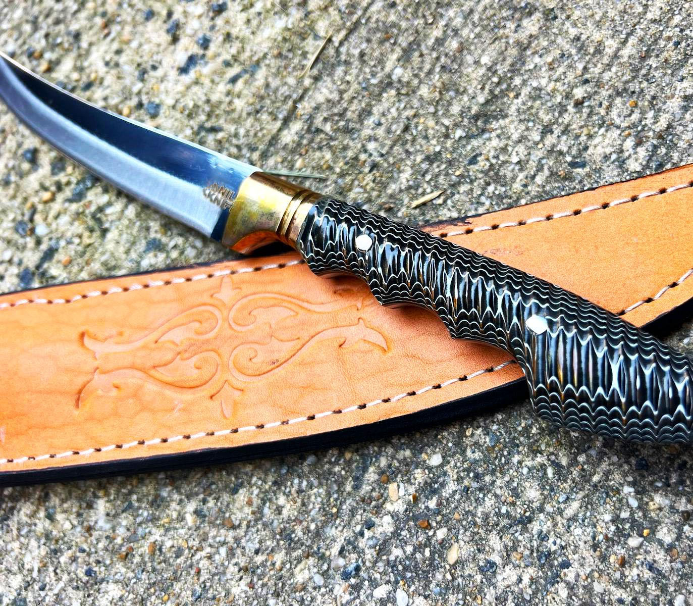 Fillet Knife 7.5 Inch, Professional Japanese Super Sharp Fish Knife for Meat Poultry Cutting, Made of German Stainless Steel Boning Knife - Image 7