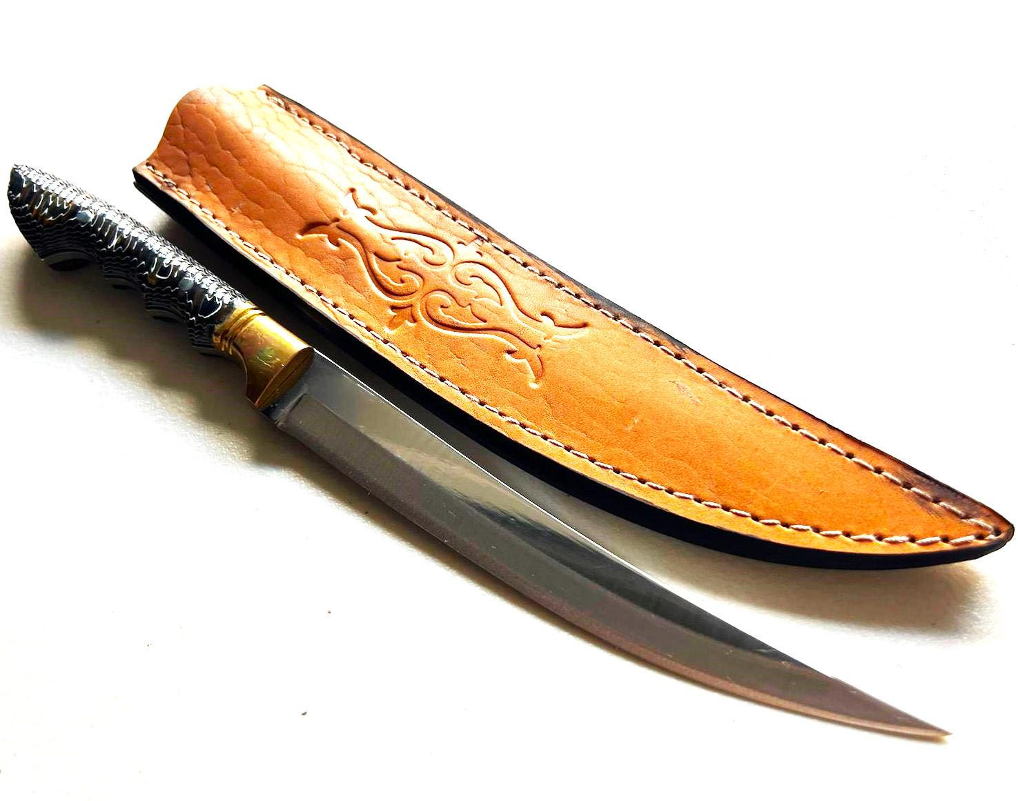 Fillet Knife 7.5 Inch, Professional Japanese Super Sharp Fish Knife for Meat Poultry Cutting, Made of German Stainless Steel Boning Knife - Image 9