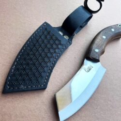 Nessmuk camping , Rosewood, Bushcraft Nessmuk Handmade knife, Custom Knife, Handmade Hunting Knife , Full Tang Blade , Engraved Nesmuk Knife