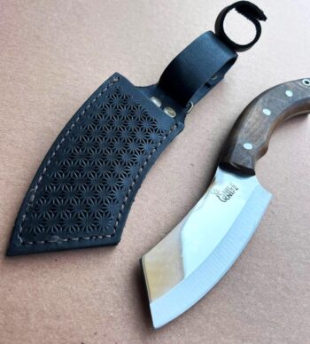 Nessmuk camping , Rosewood, Bushcraft Nessmuk Handmade knife, Custom Knife, Handmade Hunting Knife , Full Tang Blade , Engraved Nesmuk Knife