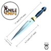 Handmade Custom Gift for Men Knife Double Edge Knife for Gift Pretty Personalized Gift For Women Custom Engraved Gift, Black Handle Knife - Image 2